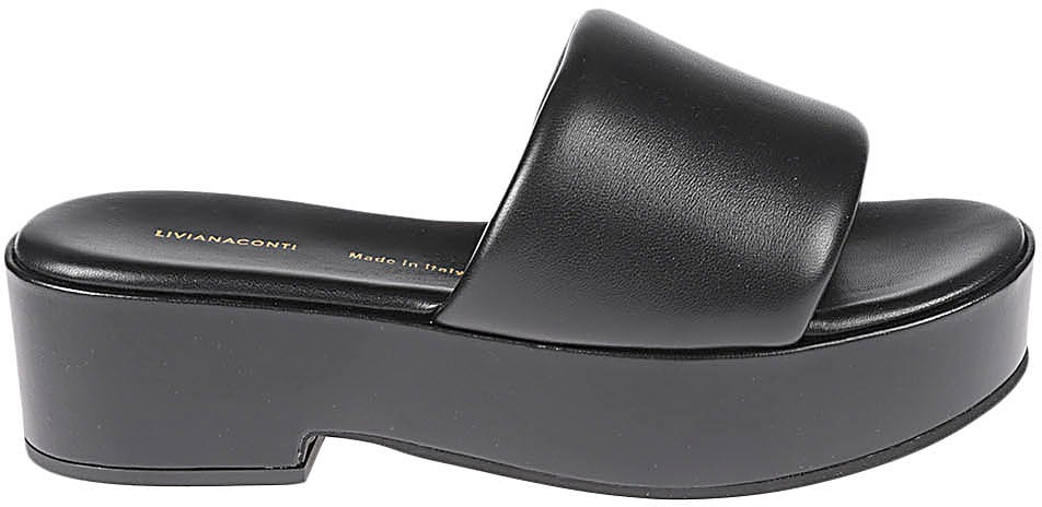 Liviana Conti Sandals Black Zwart