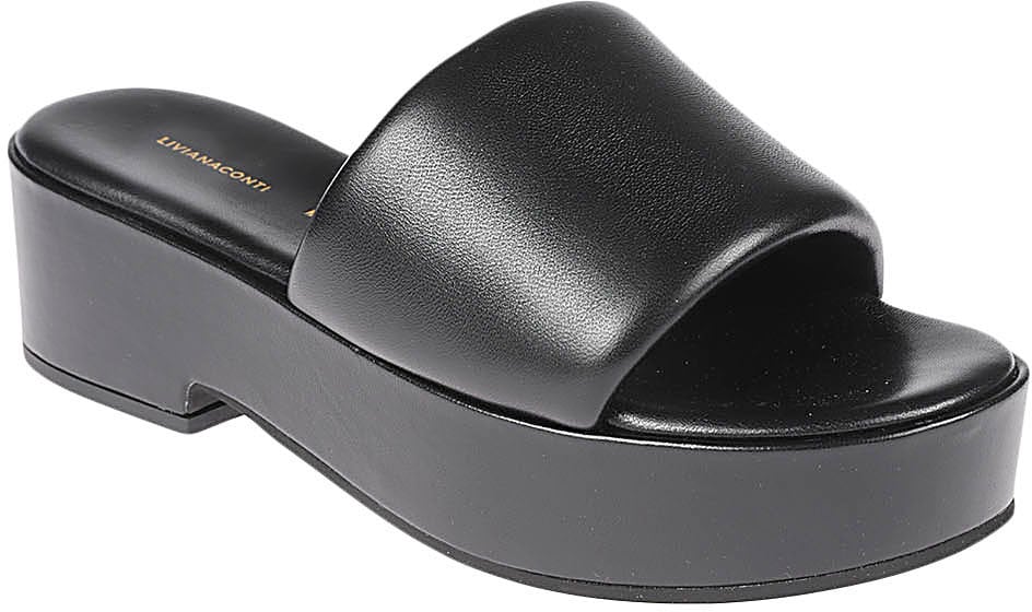 Liviana Conti Sandals Black Zwart