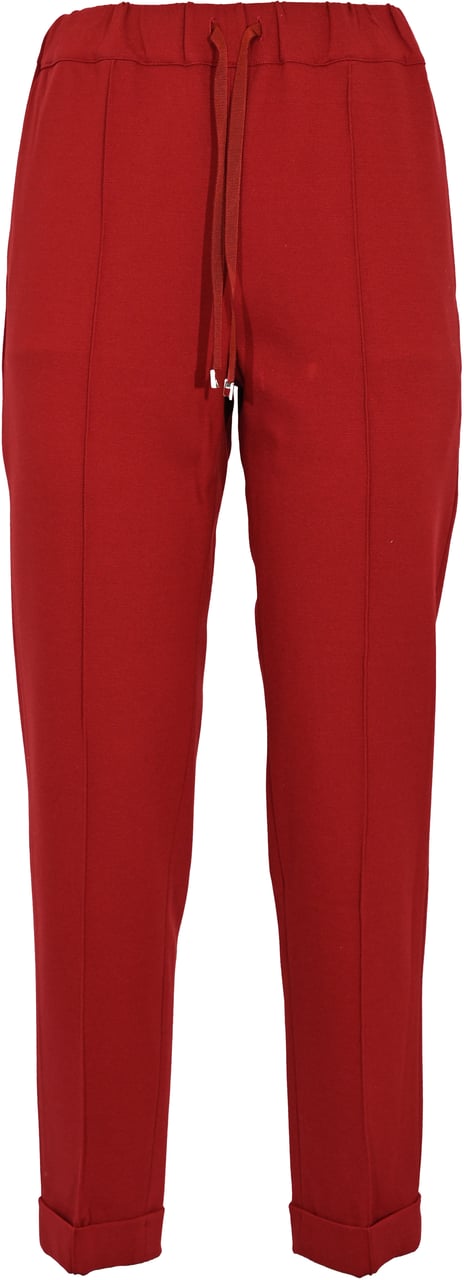 Liviana Conti Trousers Merlot Rood