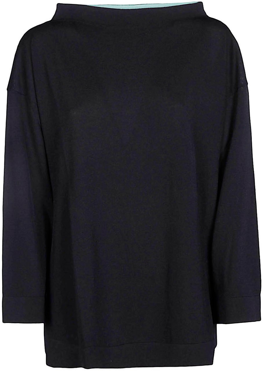 Liviana Conti Sweaters Blue Blauw