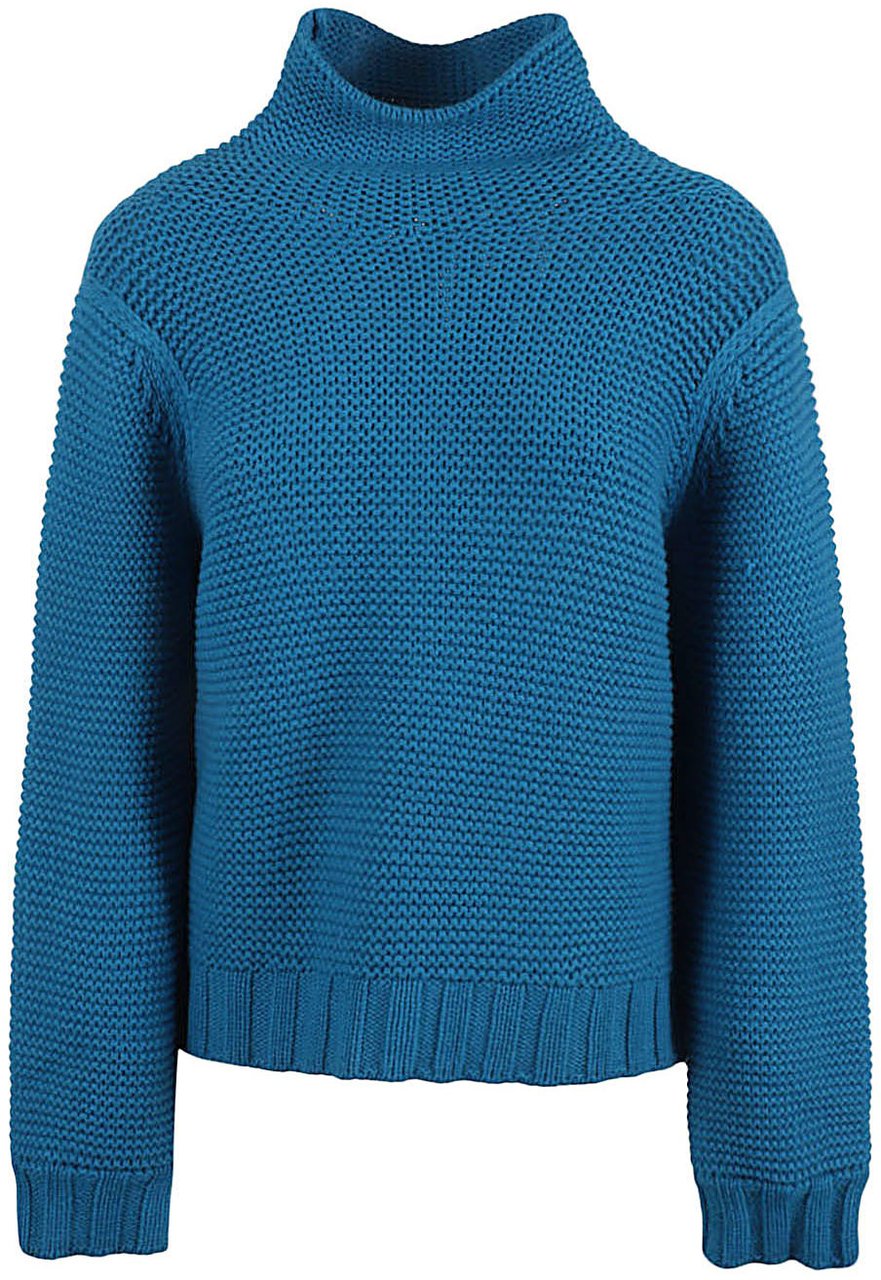Liviana Conti Sweaters Blue Blauw