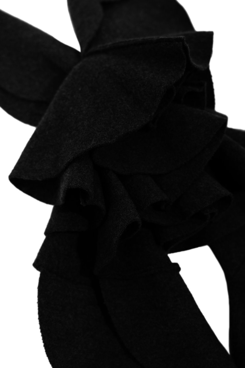 Liviana Conti Scarfs Black Zwart