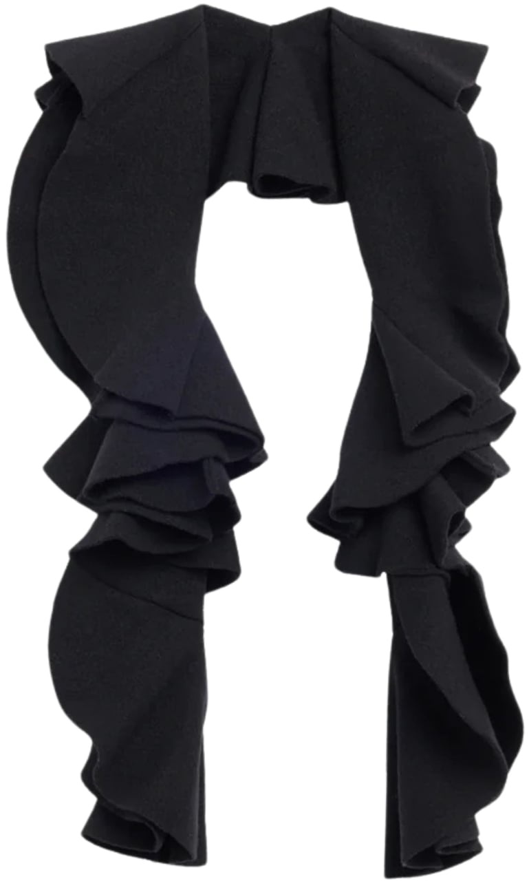 Liviana Conti Scarfs Black Zwart