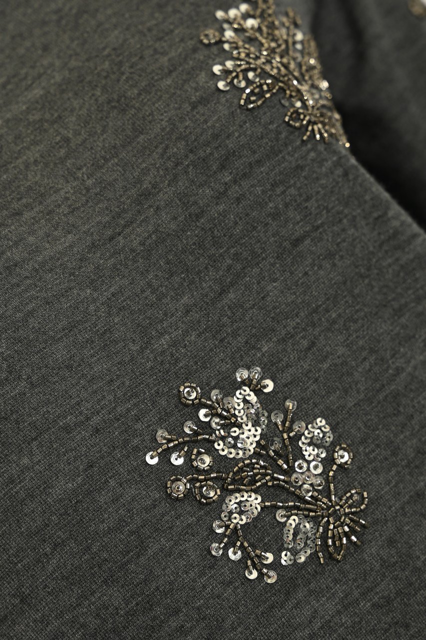 Liviana Conti Sweaters Anthracite Grijs