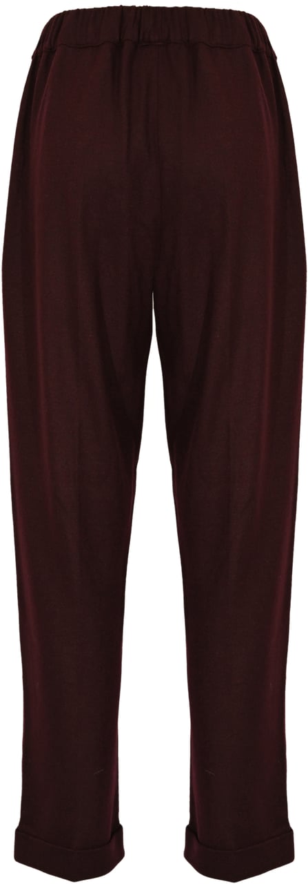 Liviana Conti Trousers Bacca Duva Maroon