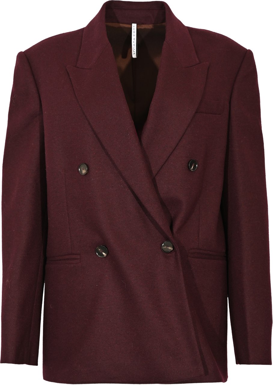Liviana Conti Jackets Bacca Duva Maroon