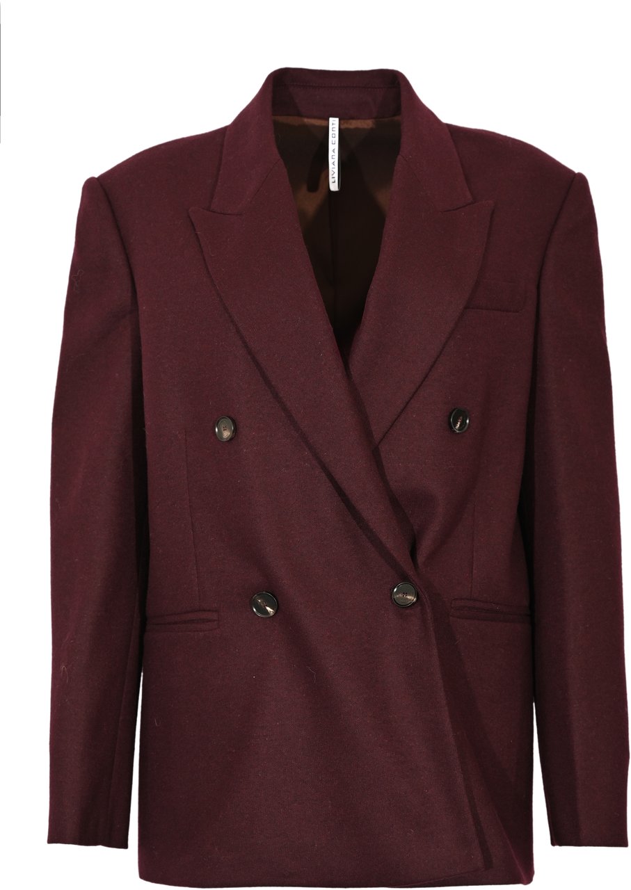 Liviana Conti Jackets Bacca Duva Maroon