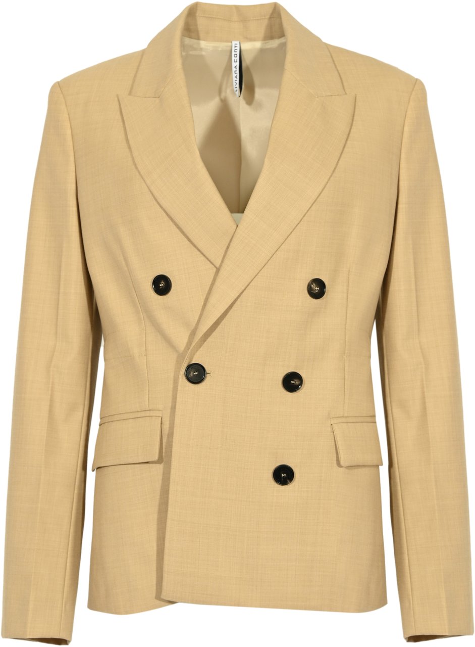 Liviana Conti Jackets Cremino Melange Divers