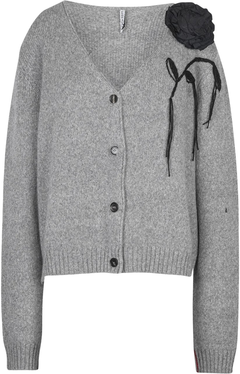 Liviana Conti Sweaters Light Grey Grijs