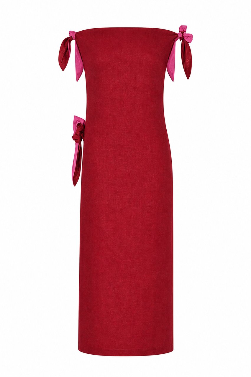 Liviana Conti Dresses Terrarossa/Boug Maroon