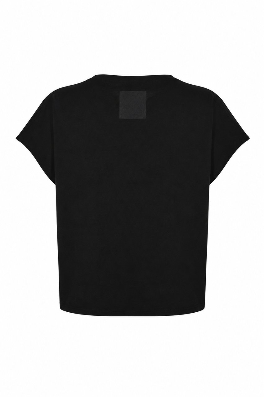 Liviana Conti T-Shirts And Polos Nero Zwart