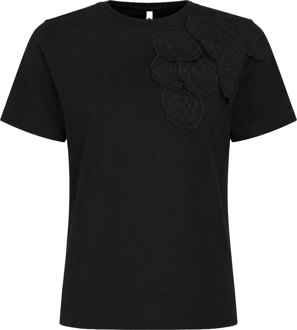 Liviana Conti T-Shirts And Polos Nero Zwart