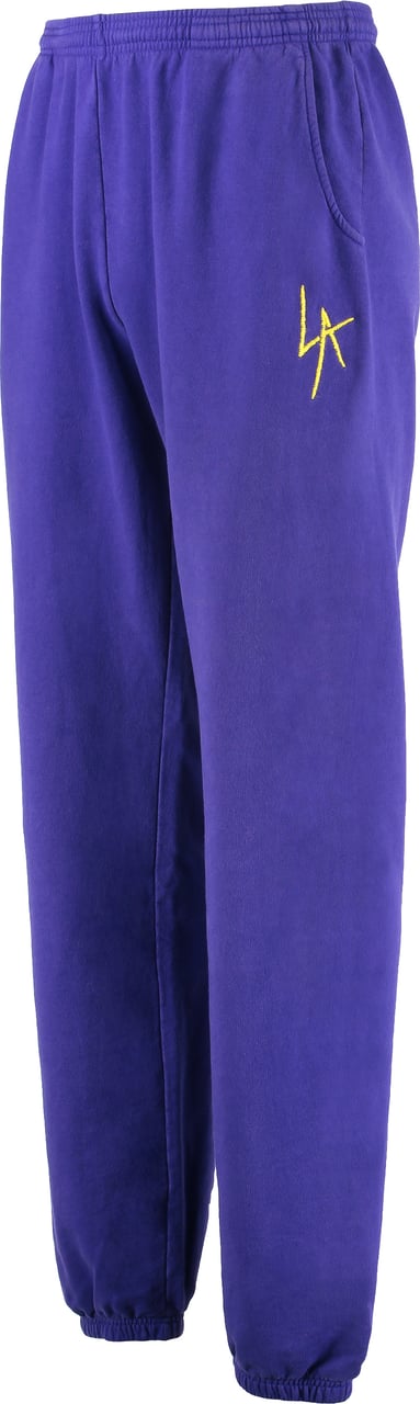 Local Authority Cotton track-pants Paars