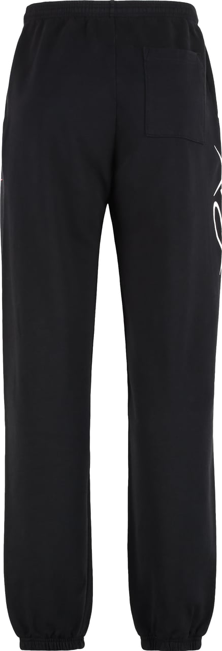 Local Authority Cotton track-pants Zwart