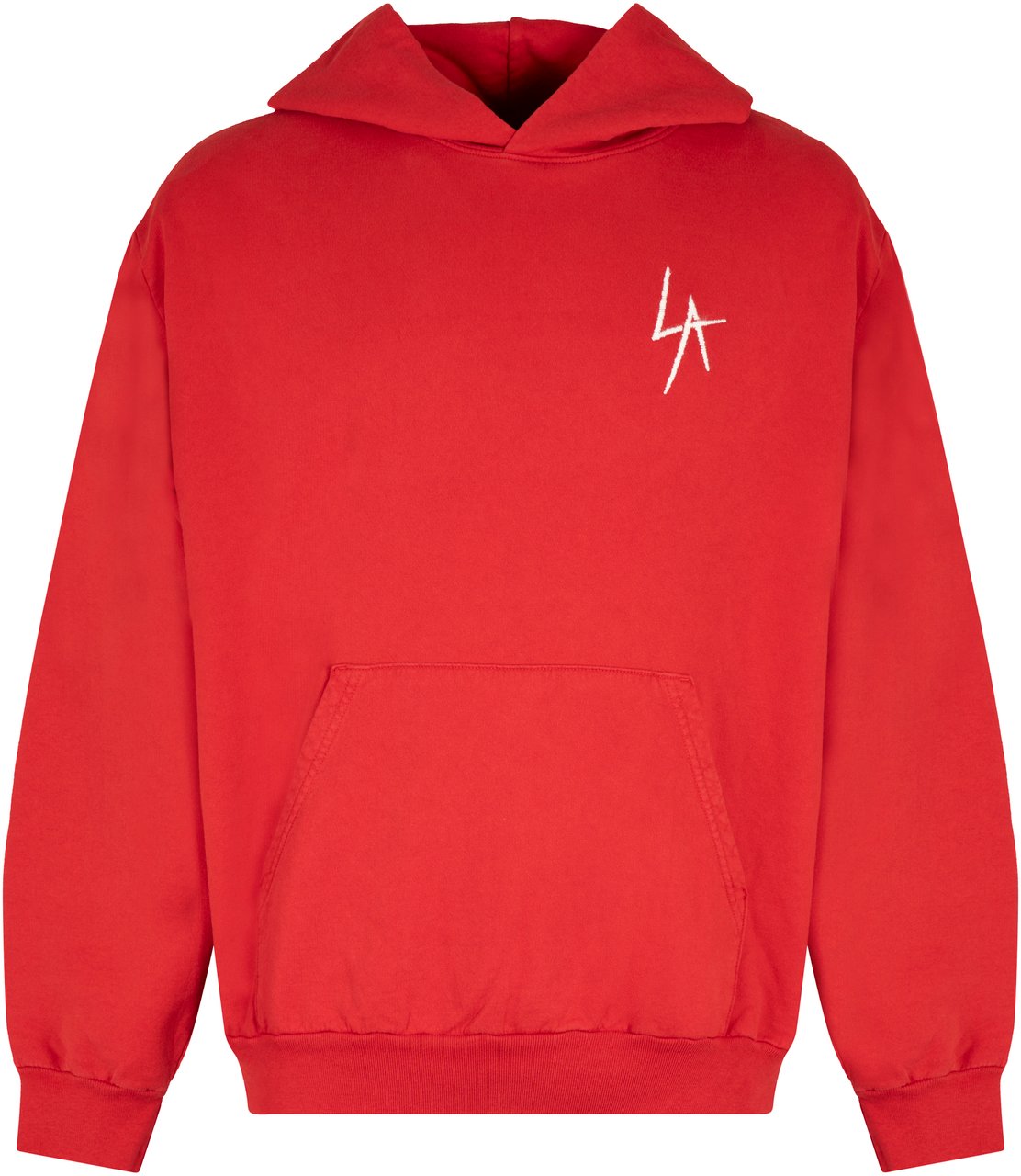 Local Authority Cotton hoodie Rood