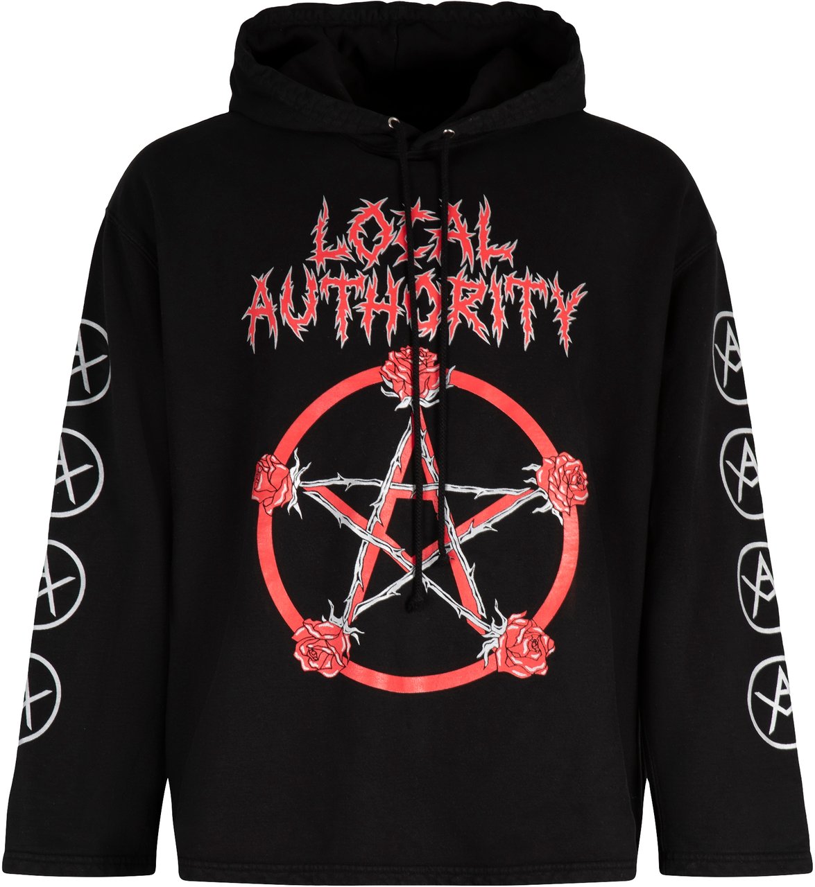 Local Authority Cotton hoodie Zwart