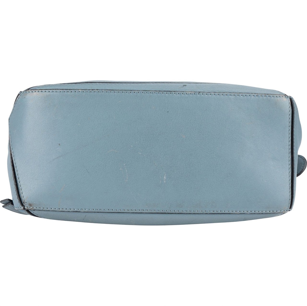 Loewe Loewe Blue Leather Puzzle Handbag Blauw