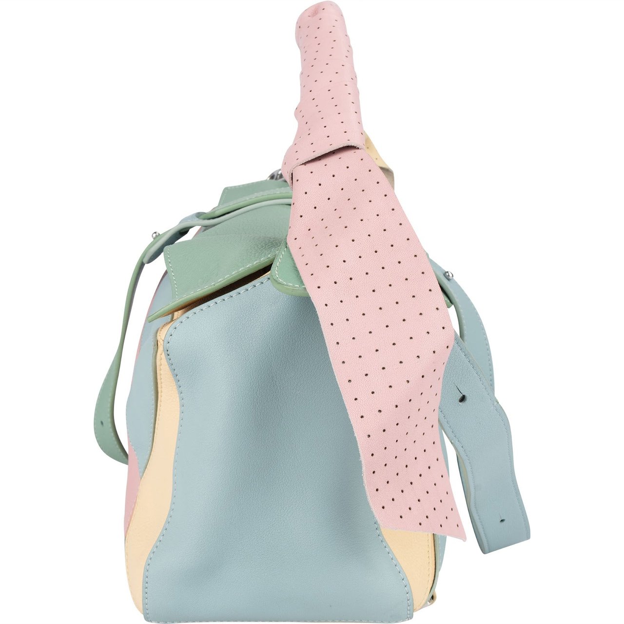 Loewe Loewe Multicolor Leather Puzzle Crossbody Handbag Divers