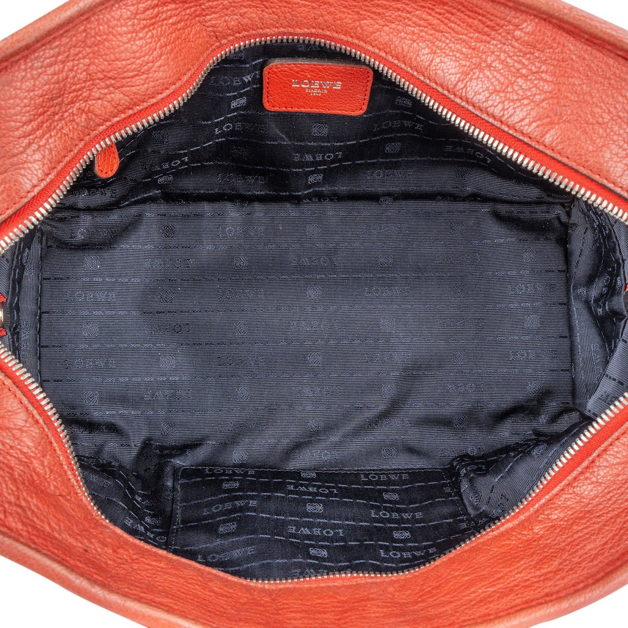 Loewe Loewe Red Leather Amazona Handbag Rood