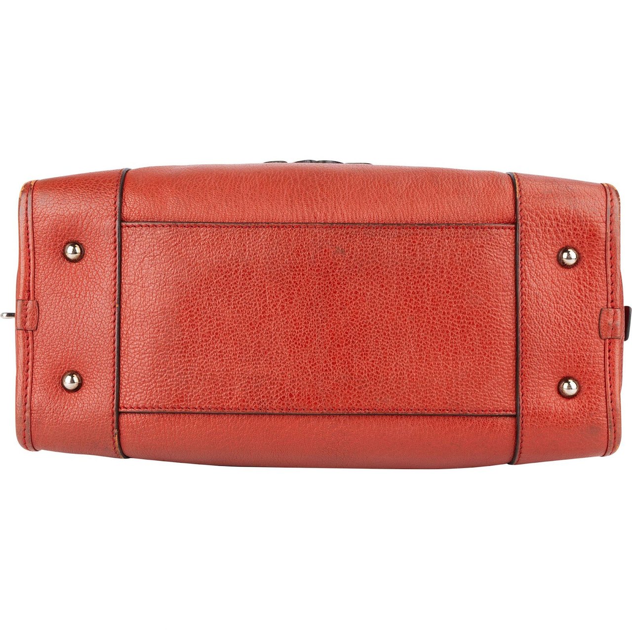 Loewe Loewe Red Leather Amazona Handbag Rood