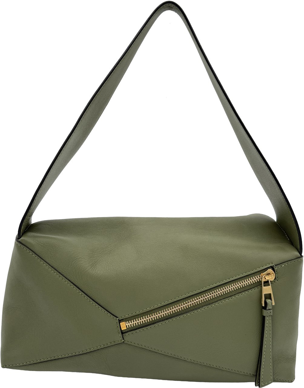 Loewe Loewe Hobo Puzzle - Khaki Groen