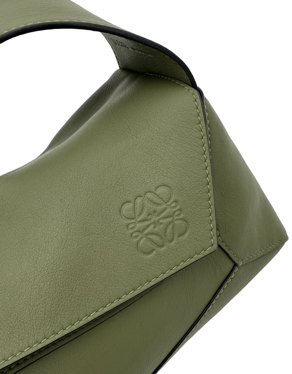 Loewe Loewe Hobo Puzzle - Khaki Groen