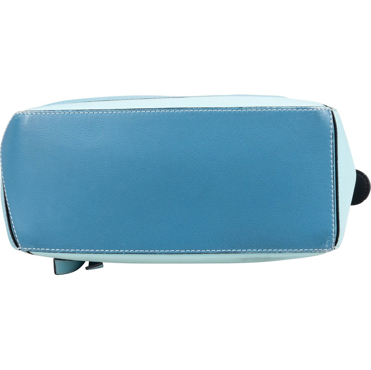 Loewe Loewe Tricolor Leather Puzzle Crossbody Handbag Blauw