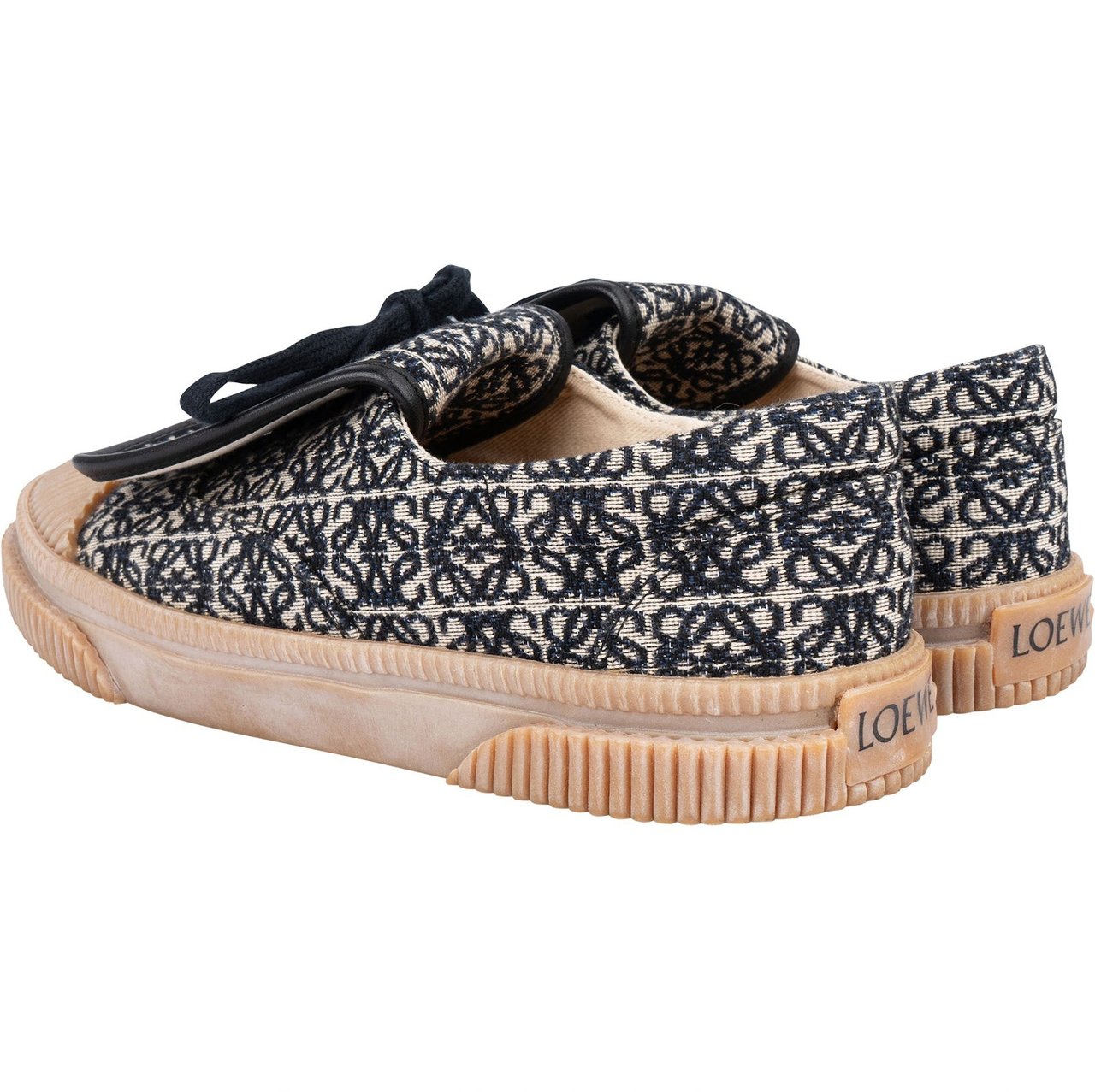 Loewe Loewe Anagram Jacquard Vulcanized Sneaker Sneakers (37) Divers