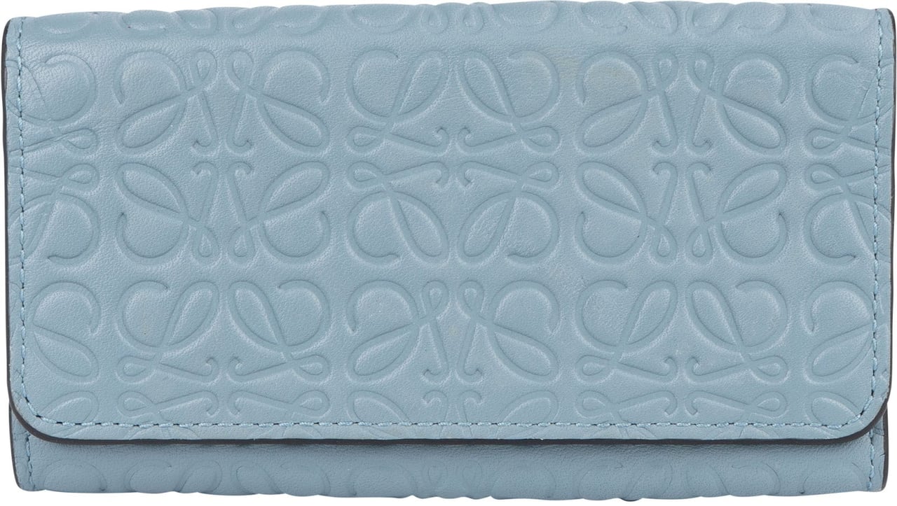 Loewe Loewe Anagram Repeat Continental Key Holder Lichtblauw