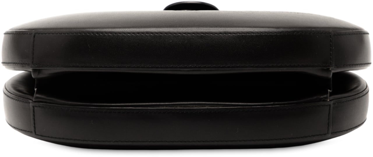 Loewe Leather Anagram Round Handbag Zwart