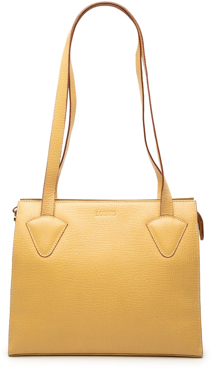 Loewe Leather Tote Geel