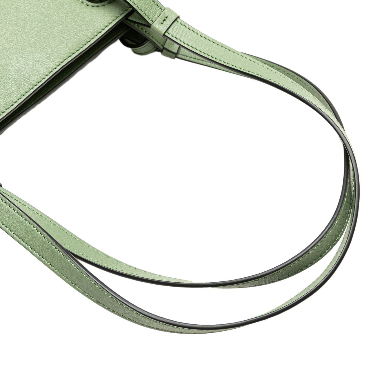 Loewe Small Smooth Calfskin Anagram Tote Groen