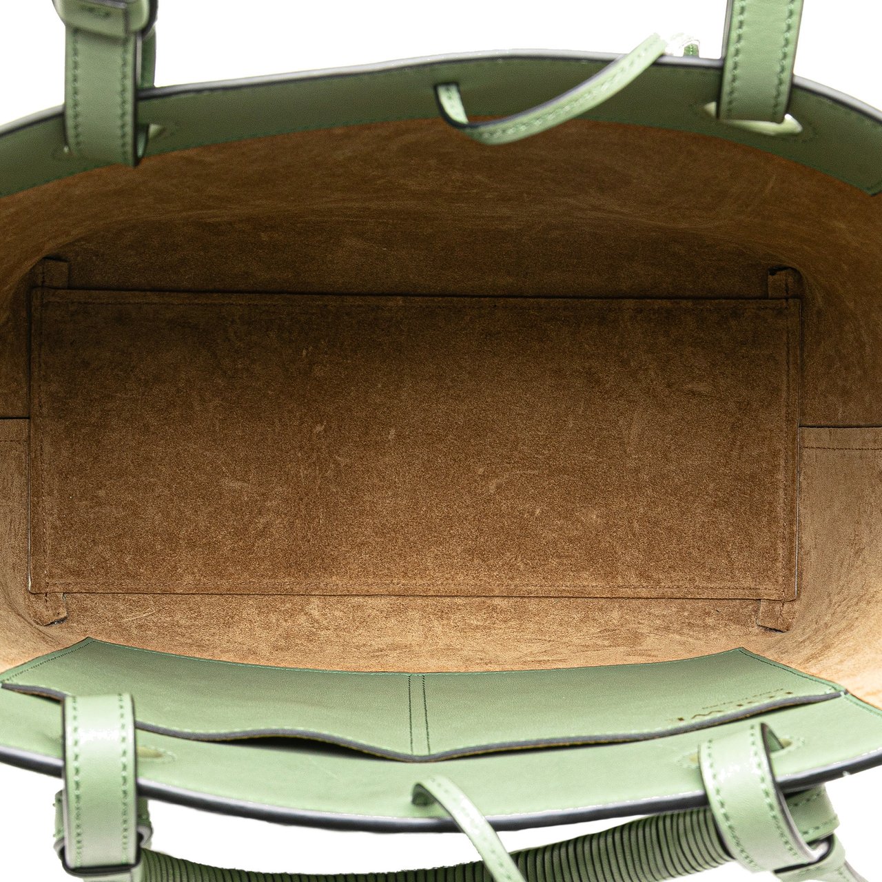 Loewe Small Smooth Calfskin Anagram Tote Groen