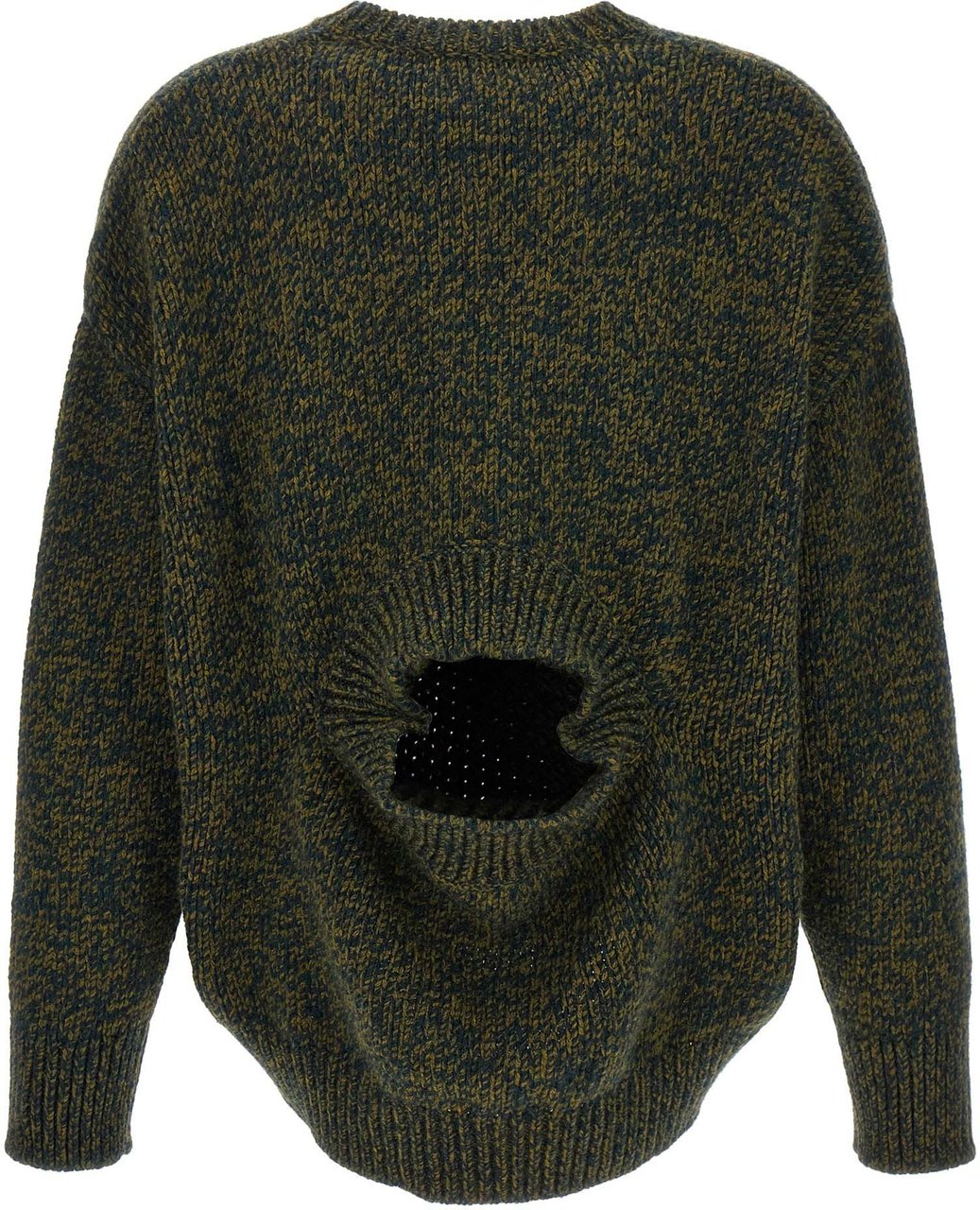Loewe Bicolor Elastane Cardigan Groen