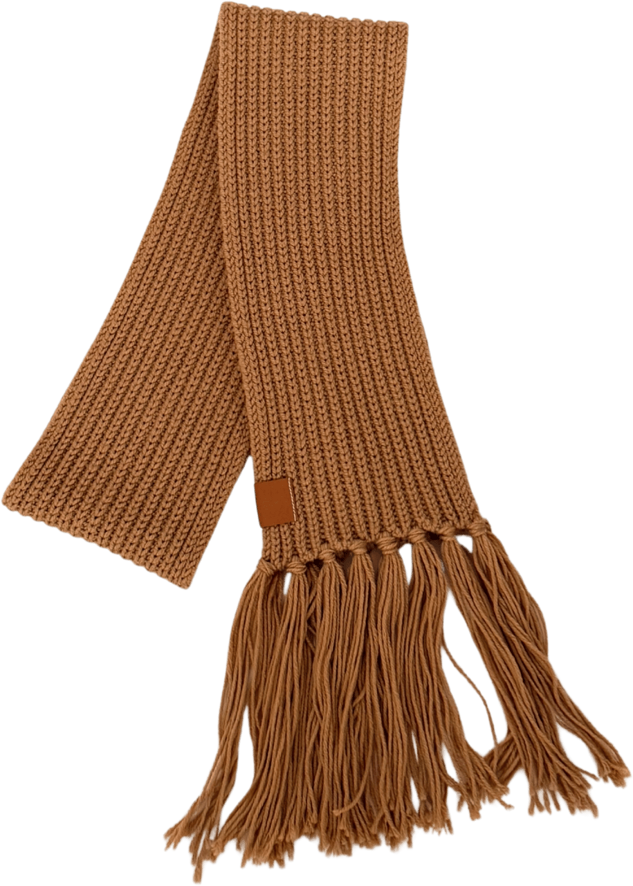 Loewe Loewe Wollschal Camel braun / neuwertig Divers