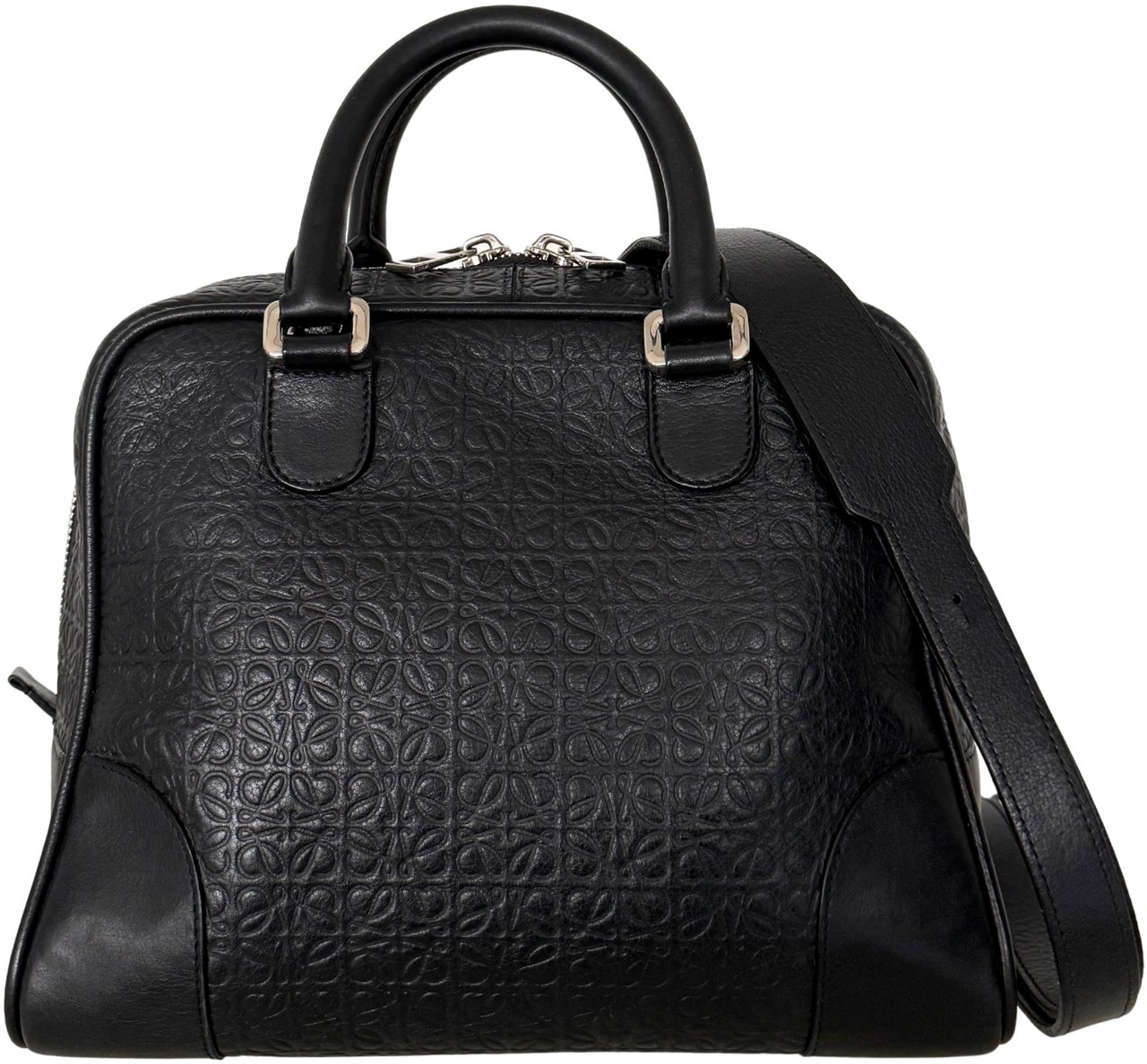 Loewe Loewe Amazona 28 Handtasche Schwarz / gut Zwart