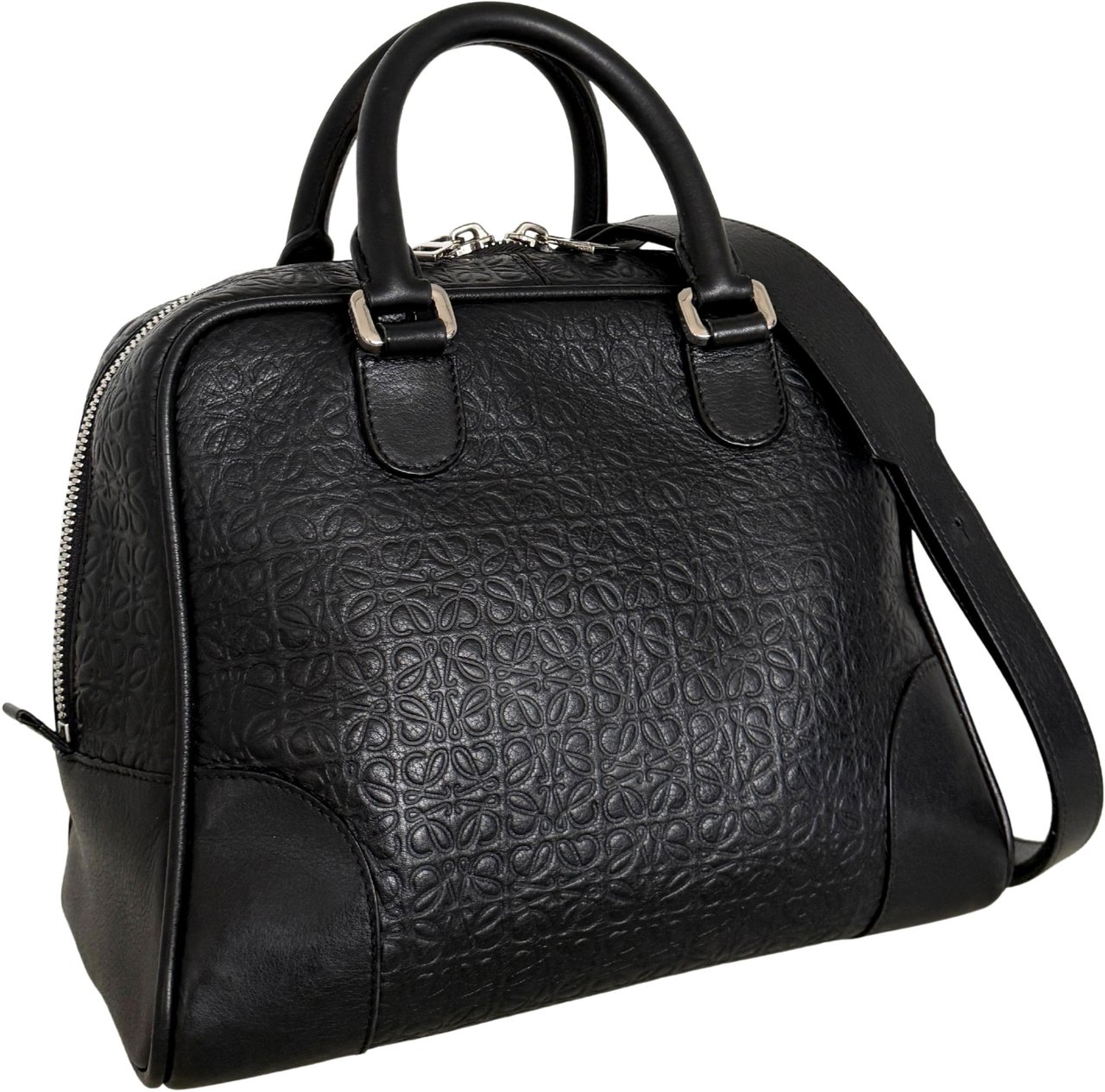 Loewe Loewe Amazona 28 Handtasche Schwarz / gut Zwart