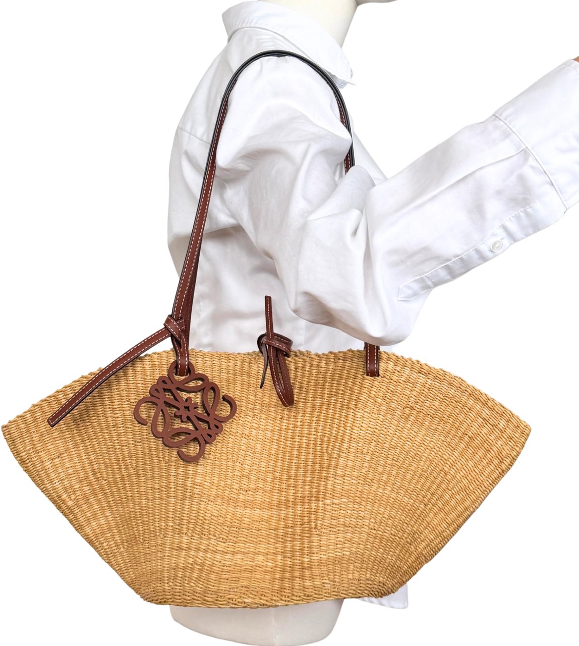 Loewe Loewe Shell Basket Bag Beige / neuwertig Beige