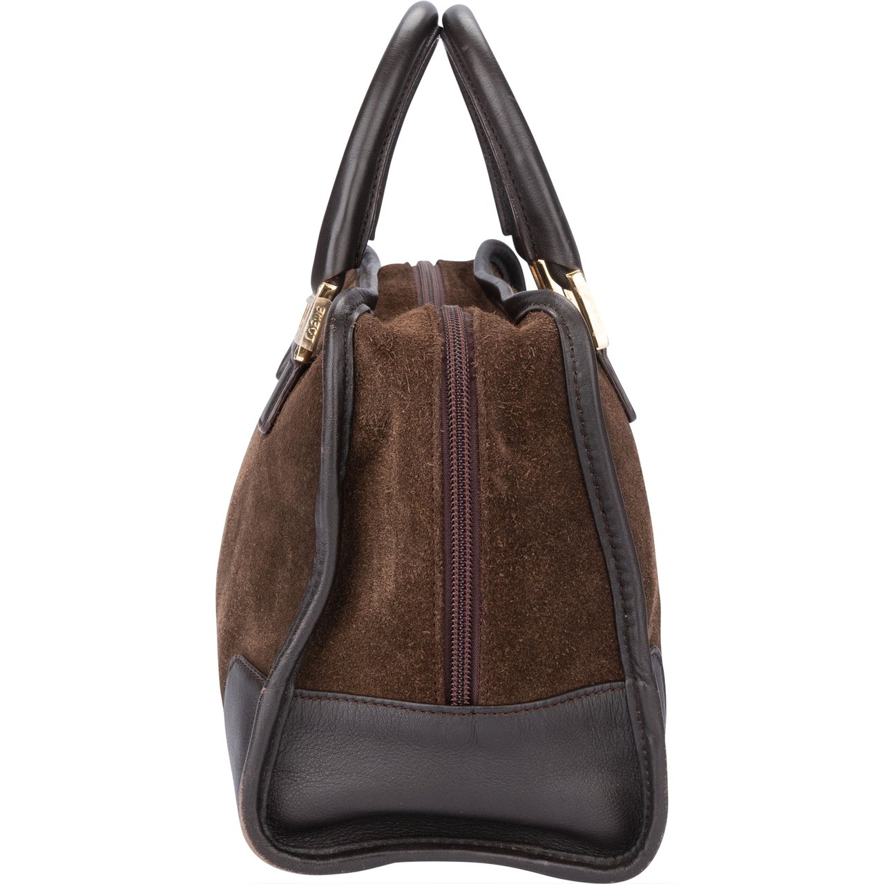 Loewe Loewe Suede Amazona Boston Handbag Divers