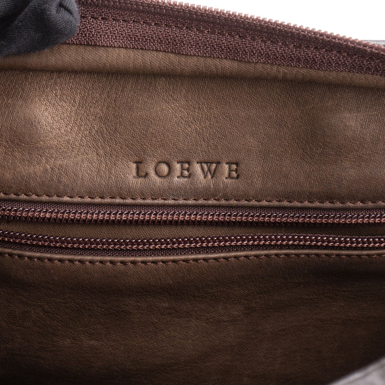 Loewe Loewe Suede Amazona Boston Handbag Divers