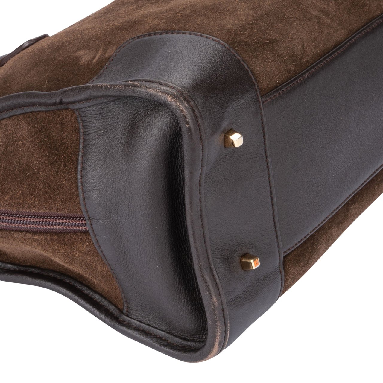 Loewe Loewe Suede Amazona Boston Handbag Divers