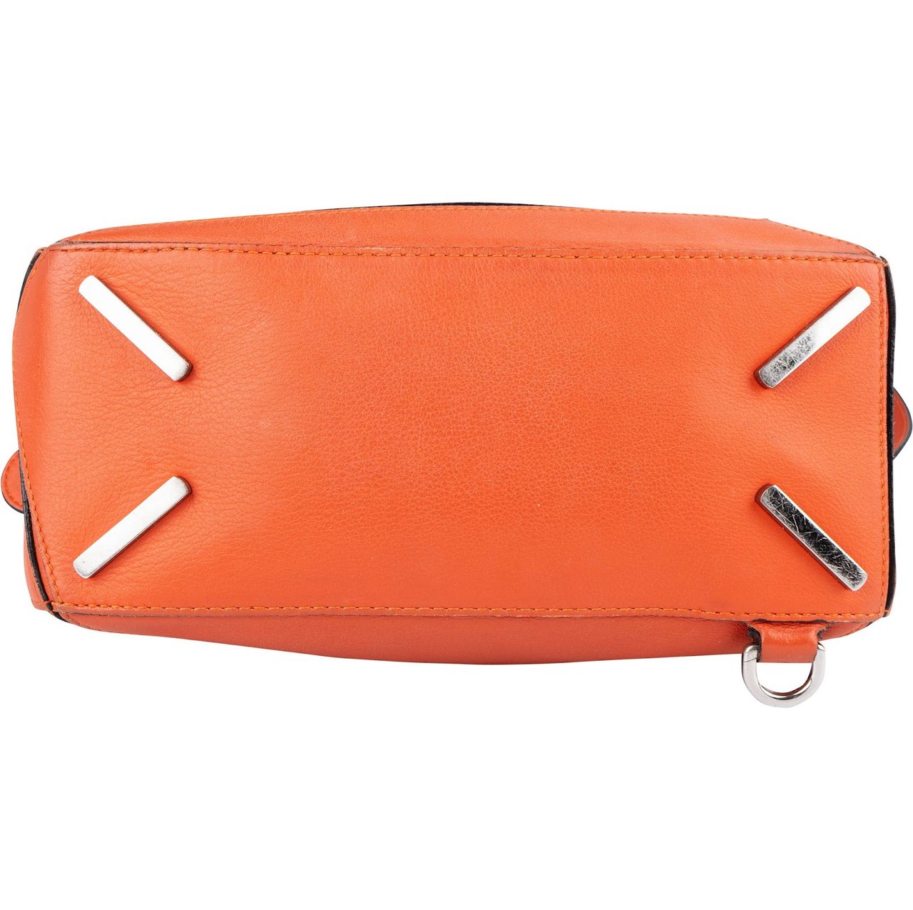 Loewe Orange Leather Puzzle Crossbody Handbag Oranje