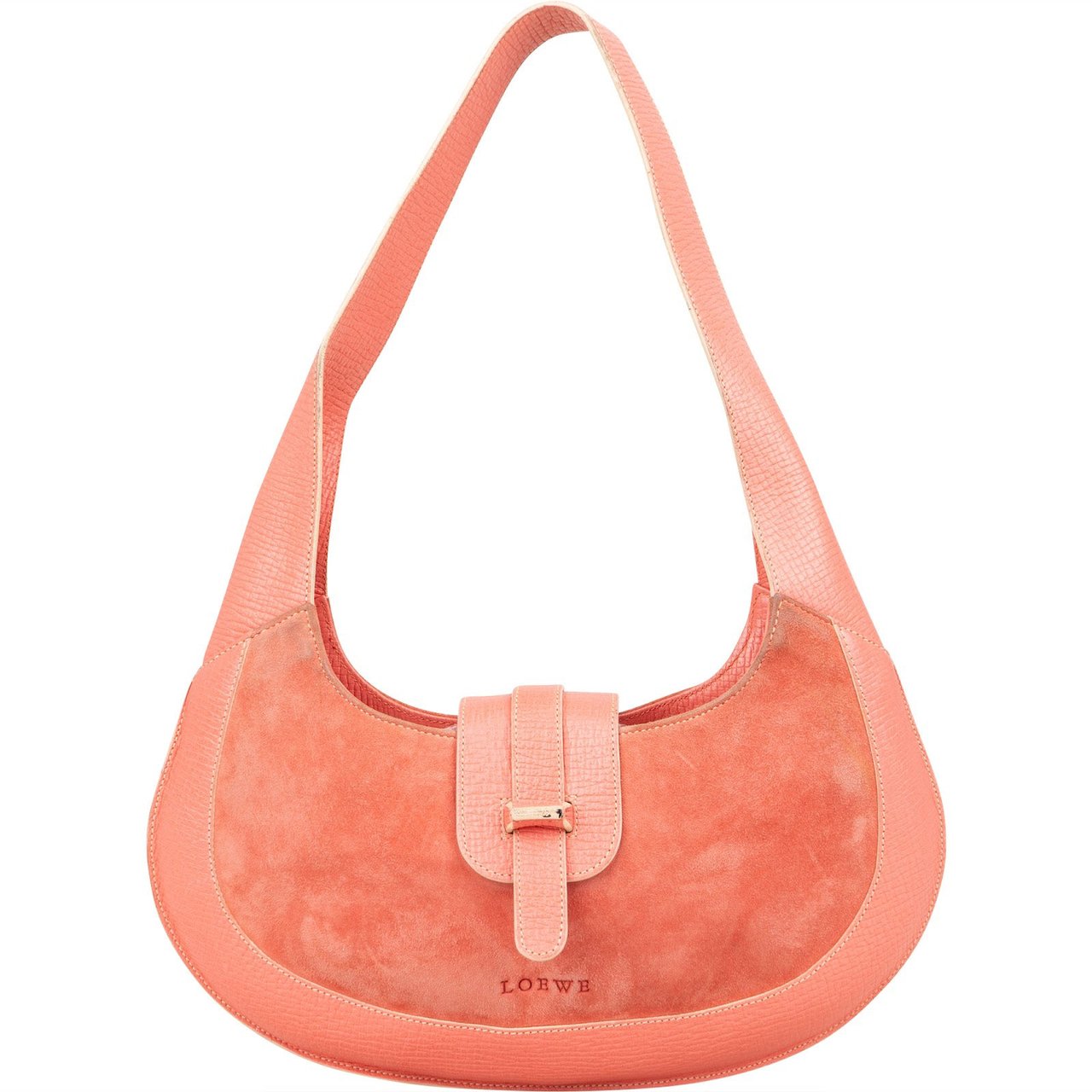 Loewe Loewe Suede Leather Hobo Shoulder Bag Divers