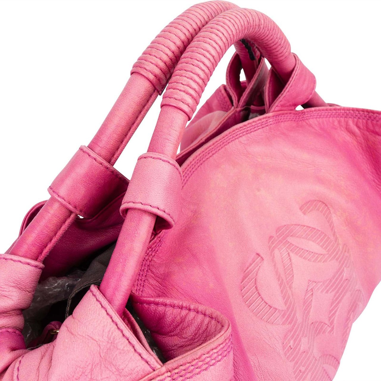 Loewe Nappa Leather Aire Handbag Roze