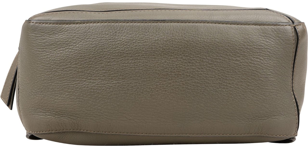 Loewe Grained Calfskin Small Puzzle Bumbag Crossbody Bag Taupe