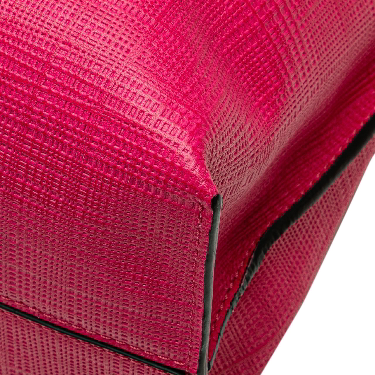 Loewe Anagram Leather Shopper Tote Roze