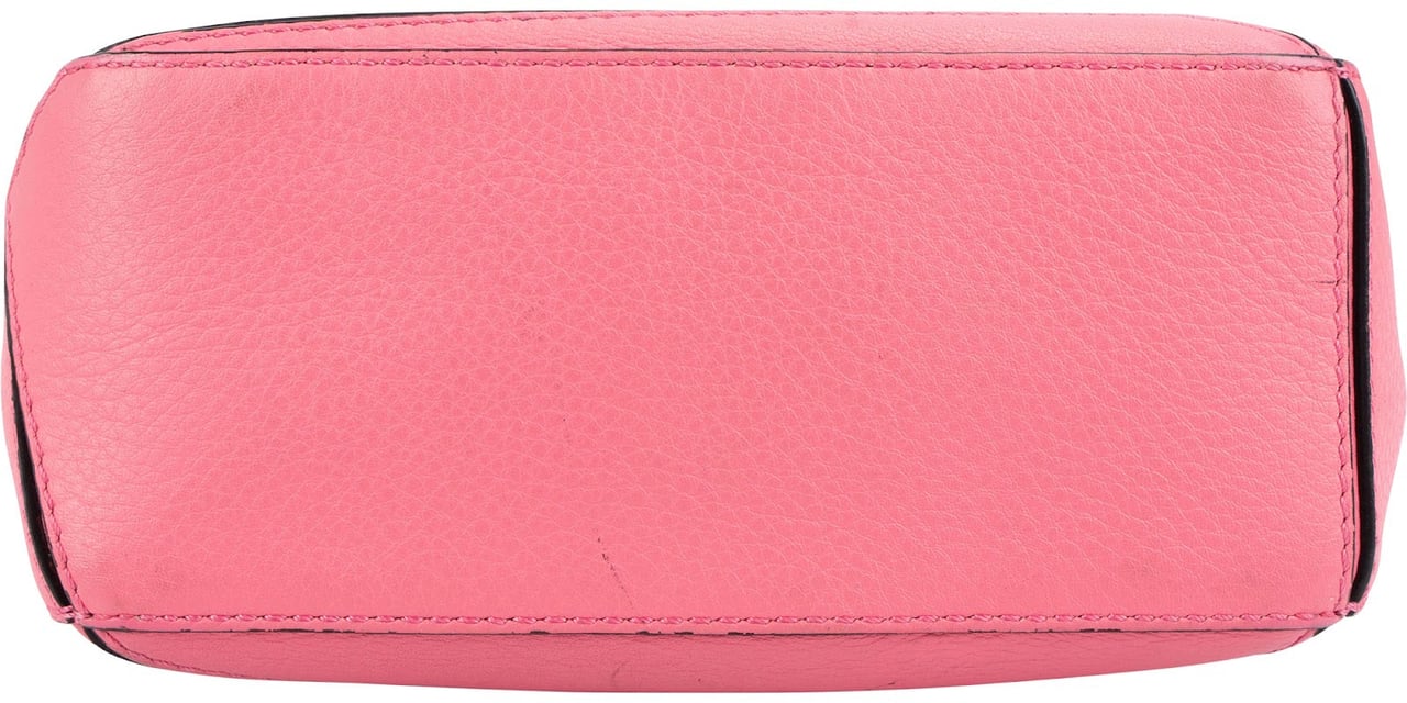 Loewe Pink Leather Puzzle Mini Crossbody Handbag Roze