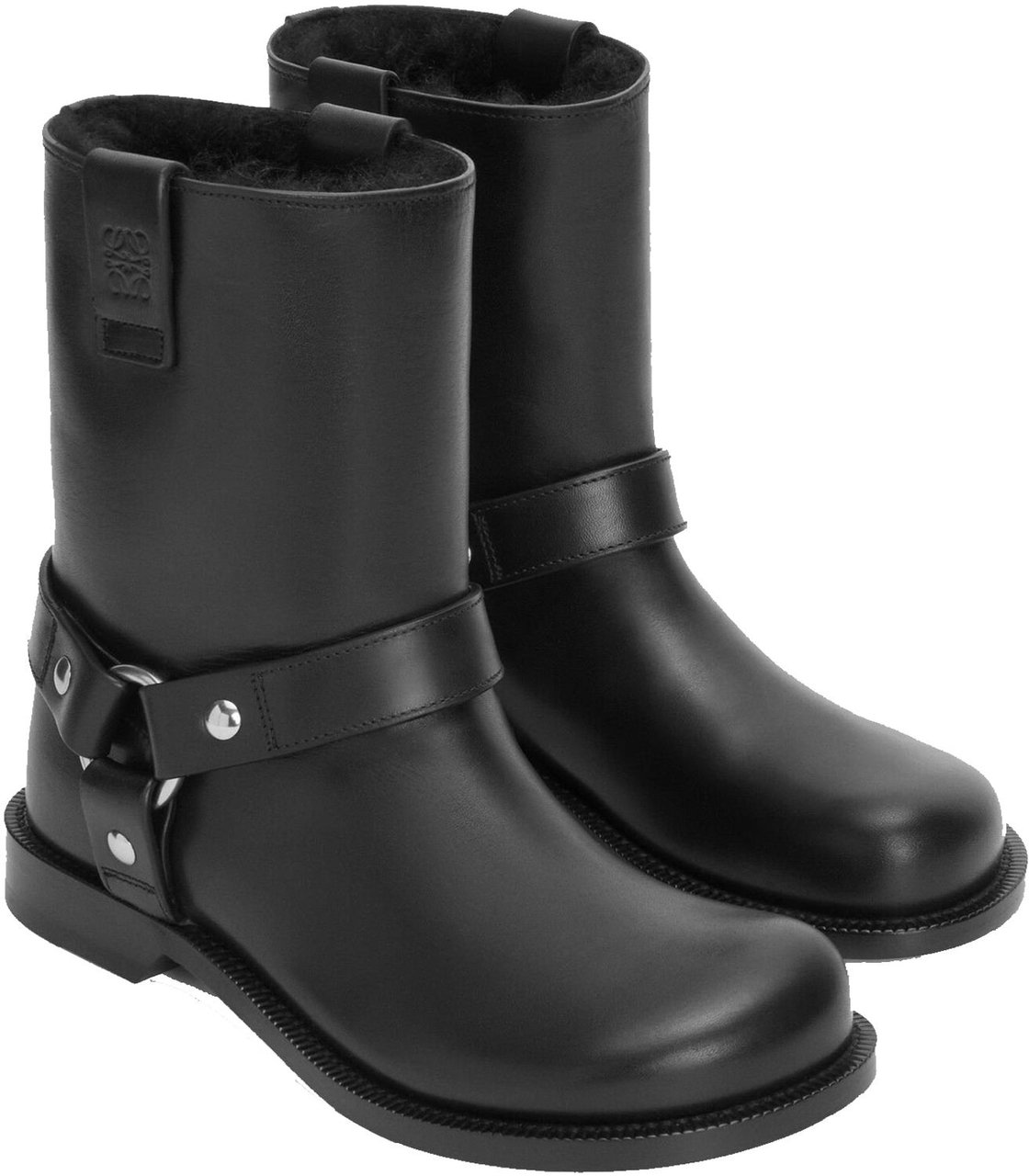 Loewe Loewe Campo Biker Boots Zwart