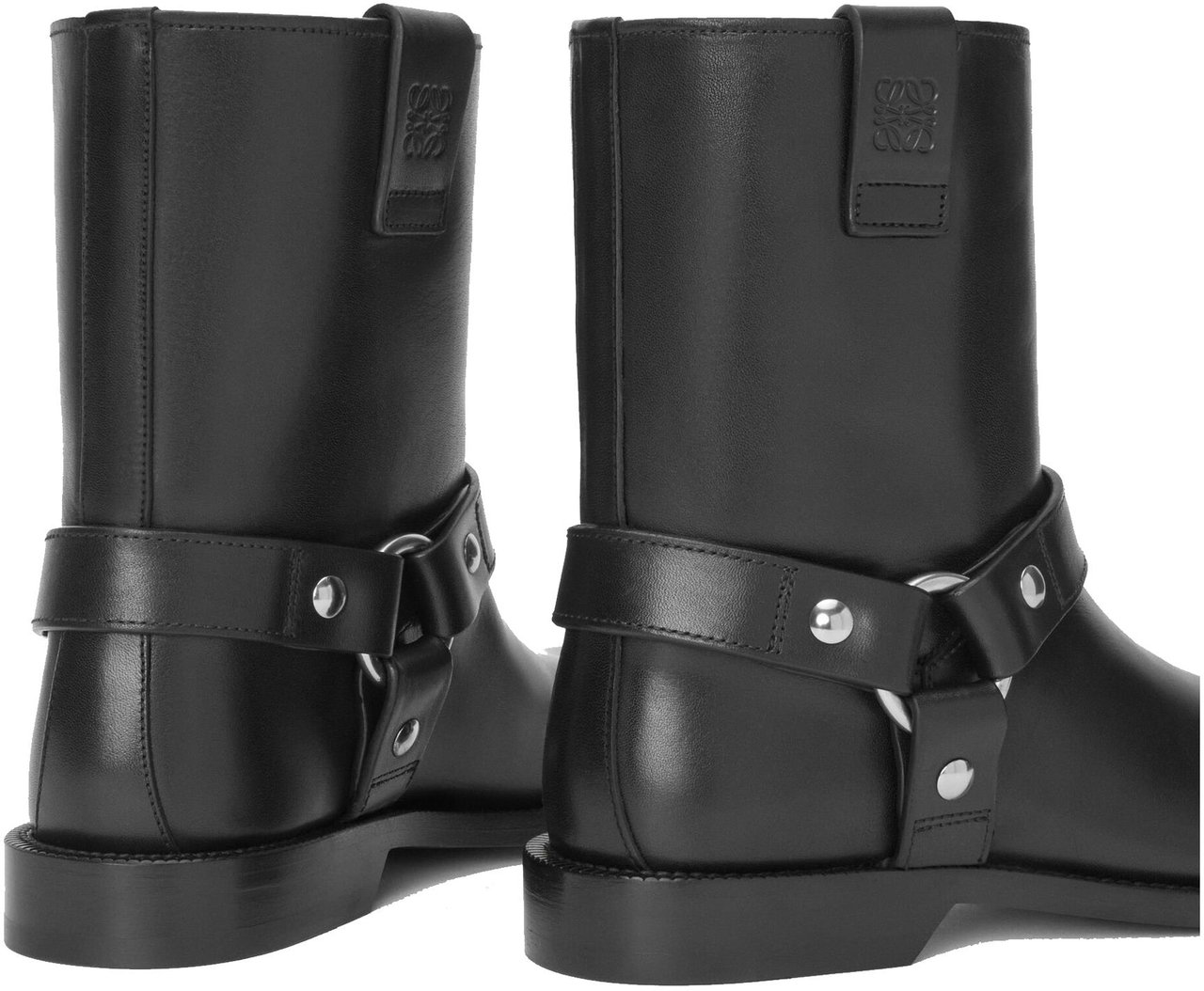 Loewe Loewe Campo Biker Boots Zwart