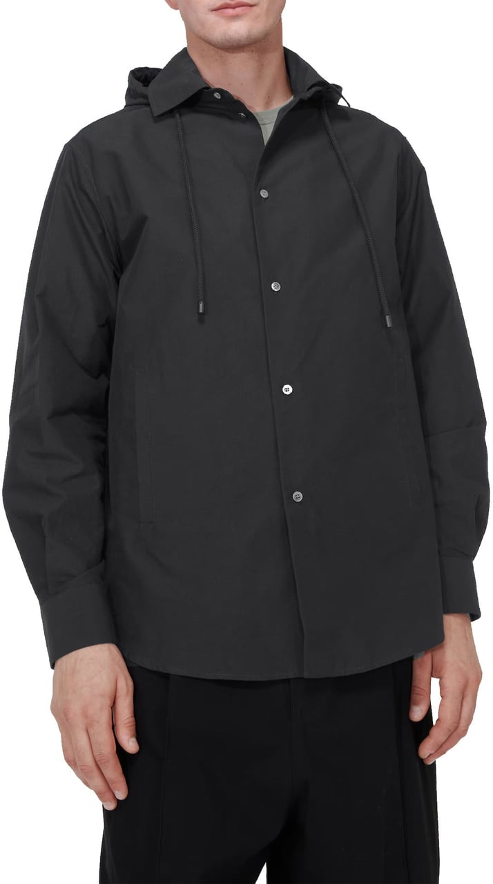 Loewe Loewe Cotton Jacket Shirt Zwart
